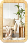 PERFNIQUE Rattan Mirror, Decorative Wall Nursery Decor, Rustic Farmhouse by PERFNIQUE