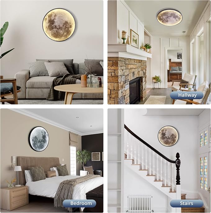 Dimmable Moon Wall Light 19.6 inch Wall Lights - Image 7