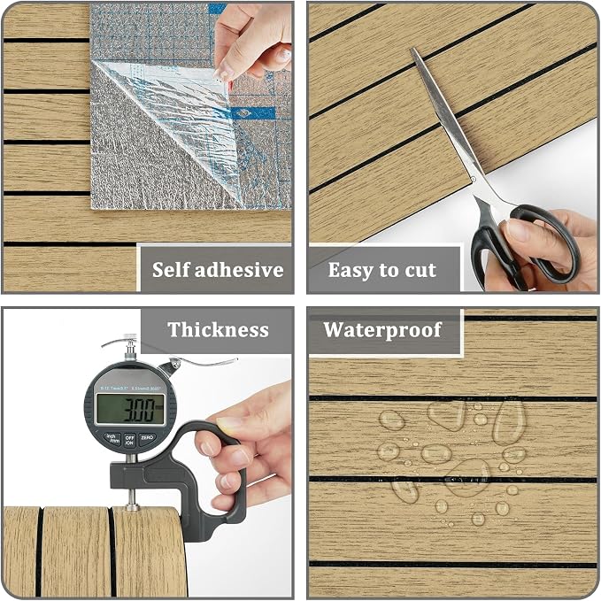 Neutral Peel and Stick Wood Panels - Image 6