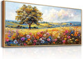 hyidecorart Large Framed Wall Art, Spring Landscape Wall Art, Nature Tree by hyidecorart