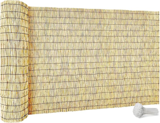Bamboo Reed Fencing, Natural Reed Fence Rolls 3x10FT Feet High, Decorative by Unknown