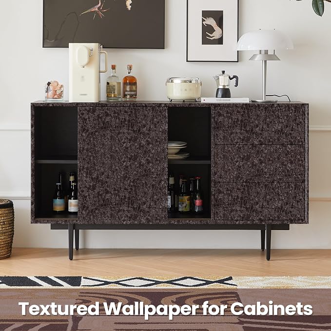 Abyssaly Brown Peel and Stick Wallpaper - Image 7