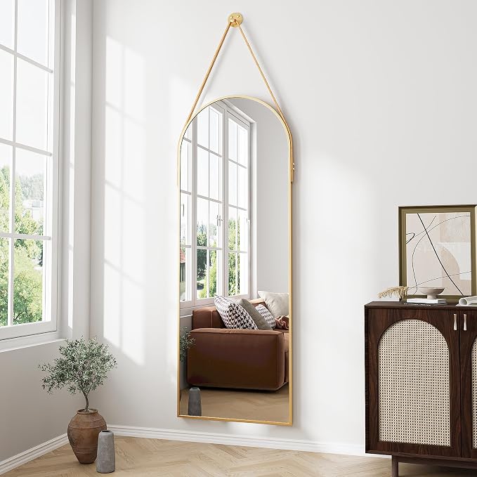 Full Length Mirror, Arched Wall Mounted Mirror, Wall Mirrors Full Length by ZMYCZ