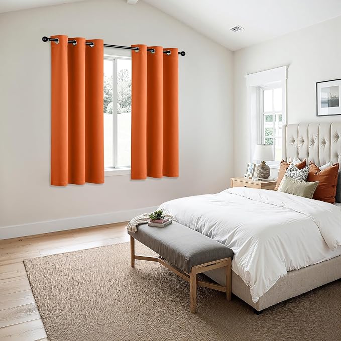 MIULEE Blackout Curtains for Bedroom Living Room 2 Panels, Thermal Insulated - Image 6