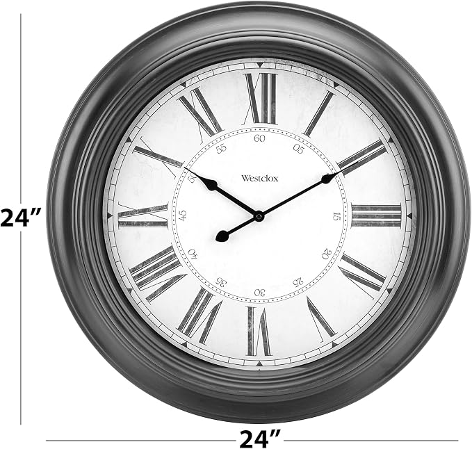 Westclox 24 inch Traditional Wall Clock Battery-Operated Clock - Image 6