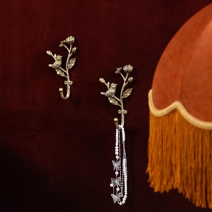 SOFFEE DESIGN 2pcs Metal Dark Gold Coat Hooks - Image 4