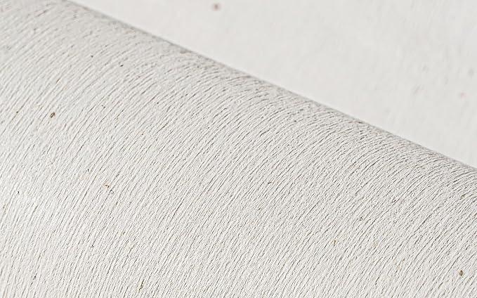 Natural White Wallpaper Grasscloth Textured Peel and Stick Wall - Image 2