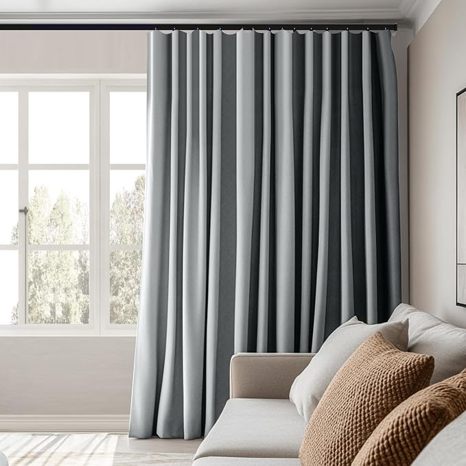 MaKefeile Room Divider Curtains Total Blackout Privacy Curtain Panel Room - Image 5