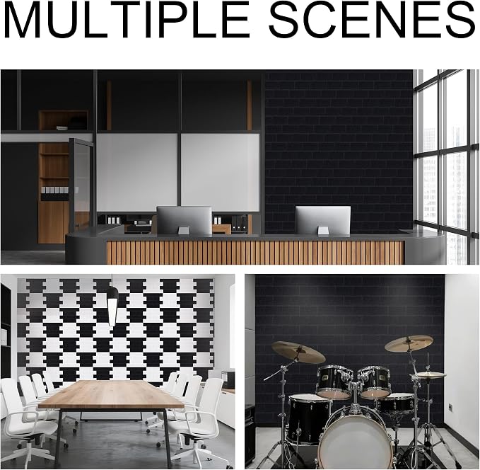 WoveN SounD Brick Acoustic Wall Panels Seamless Visual, High Density, Sound - Image 6