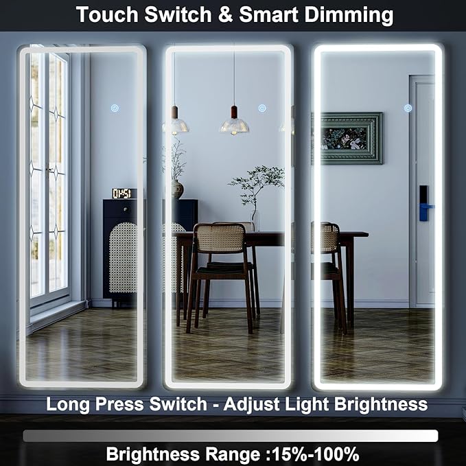 GLSLAND LED Full Length Mirror - Image 5