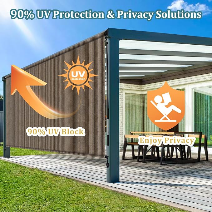 Shade&Beyond Outdoor Roller Shades - Image 2