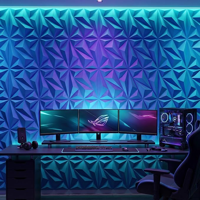 3D Wall Panel Diamond for Interior Wall Decor, Waterproof, Heat Resistant PVC - Image 5