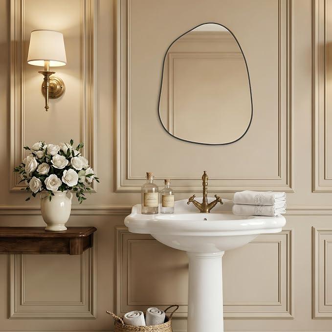 PERFNIQUE Irregular Wall Mirror Asymmetrical Mirror, Decorative Modern Wall - Image 5