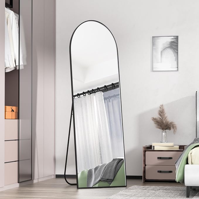 Simple Deluxe Arched Full Length Mirror, - Image 6