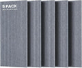 5 Pack Acoustic Panels, 47.2 x 23.6 x 0.35 Inch Sound Proof Panels by TO-TH