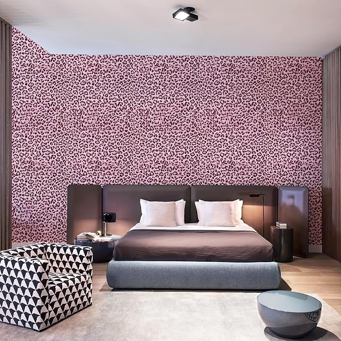Leopard Print Peel and Stick Wallpaper, Waterproof Removable Self Adhesive - Image 2