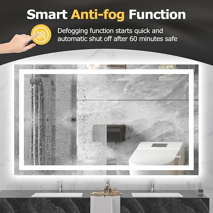 Hivone 55X30 LED Bathroom Mirror - Image 3