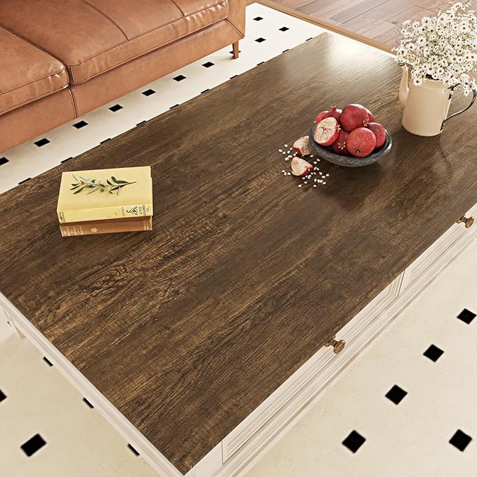 WESTICK Wood Contact Paper Peel and Stick Wallpaper Wood Vinyl Wrap Distressed - Image 2