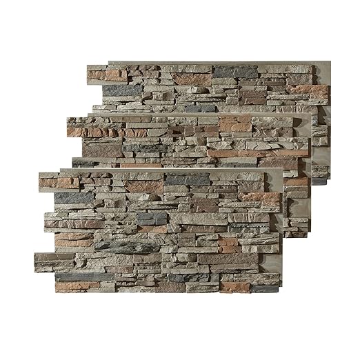 AZ Faux High-Density Polyurethane Faux Stone Wall Covering Panels by AZFaux