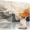 6-Pack Decorative Acoustic Panels, 72x48 Inch Large Sound Absorbing Wall Panels by JaneTech