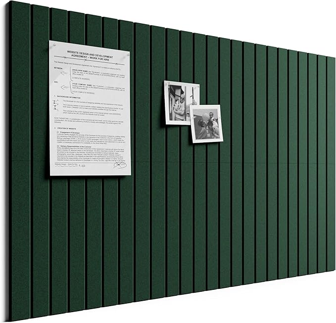 Bumusty Large Cork Board Alternative-36 x 24" Felt Bulletin Board Tiles by BUMUSTY