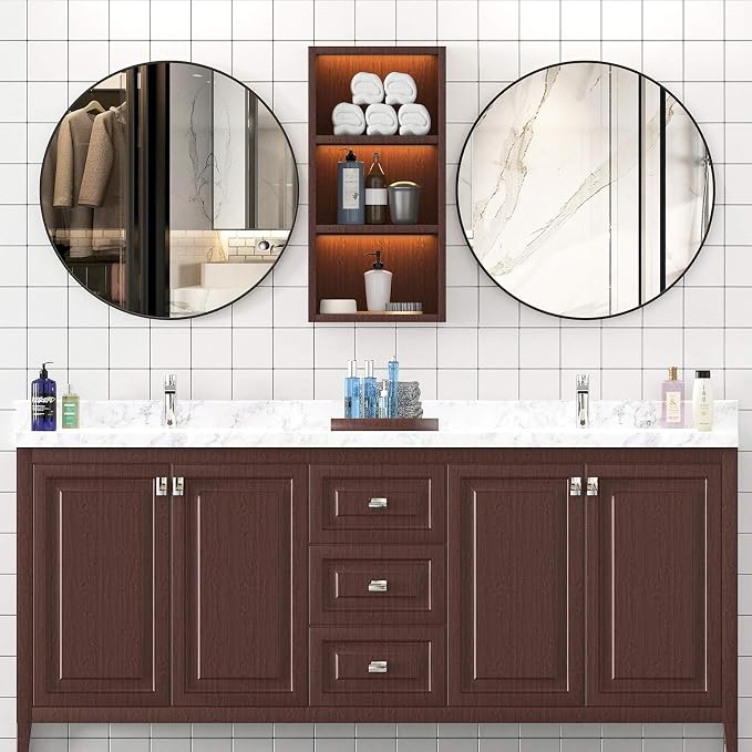 USHOWER 2- Pack Bathroom Mirrors - Image 8