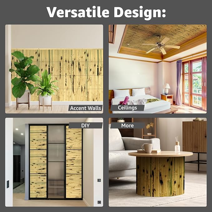 Art3d Natural Bamboo Wall Panel - Image 4