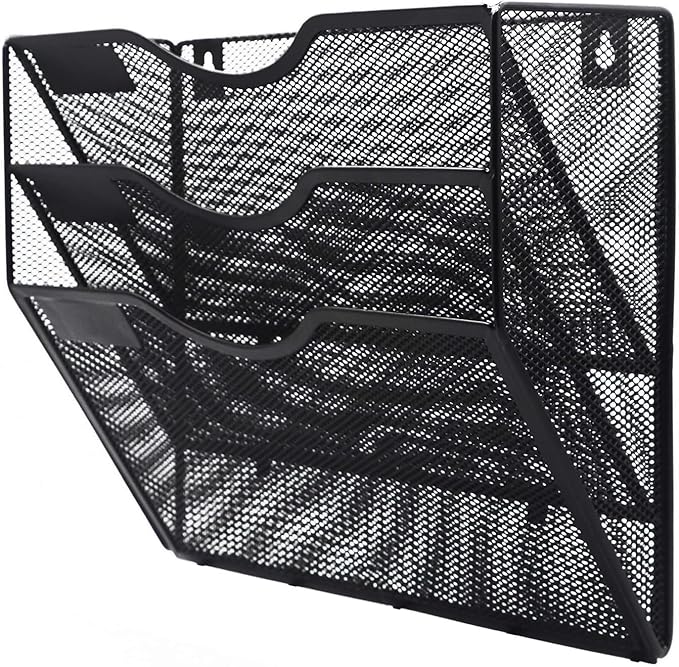 Kuntine.B Wall File Organizer Office Hanging Magazine Holder Wall File Organizer - Image 2