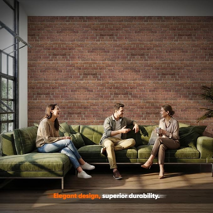 IZODEKOR 3D Wall Panels Brick Effect - Image 2