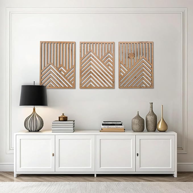 qmmp Modern Wooden Wall Sculptures by qmmp