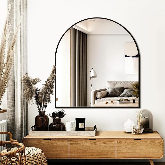 FICTOR Bathroom Mirror for Wall, Arched Vanity Bathroom Mirror for Over Sink - Image 7