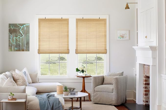 LazBlinds Cordless Bamboo Blinds, Roll Up Shades - Image 5