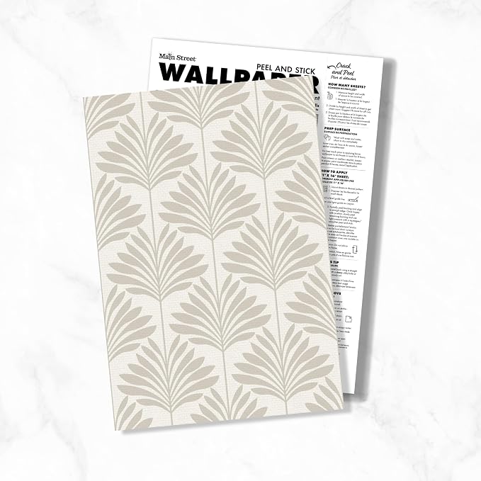 Main Street Peel and Stick Wallpaper Eco-Friendly Sheets 12 Pack, 11 X 16 Inch - Image 7