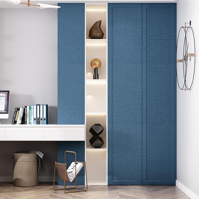 Grasscloth Wallpaper Textured 20.8"x394" - Image 6