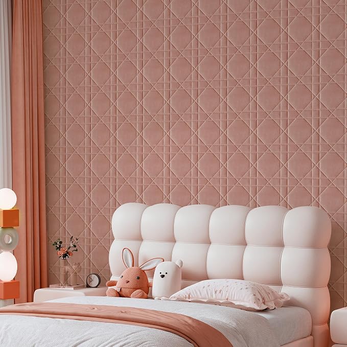 Velvet 3d wall panels for Interior wall Decor peel and stick, Soundproof - Image 2