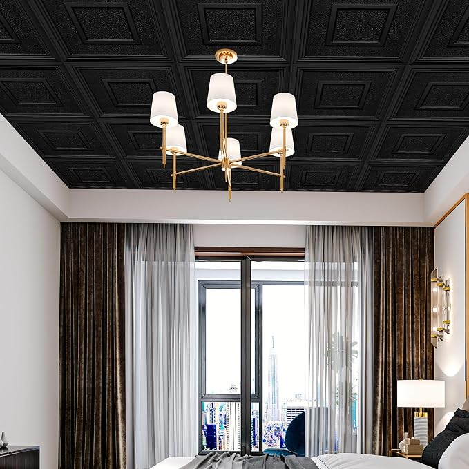 STICKGOO Drop Ceiling Tile 2ft x 2ft, Ceiling Panel High-Grade PVC Coverings 24 - Image 8