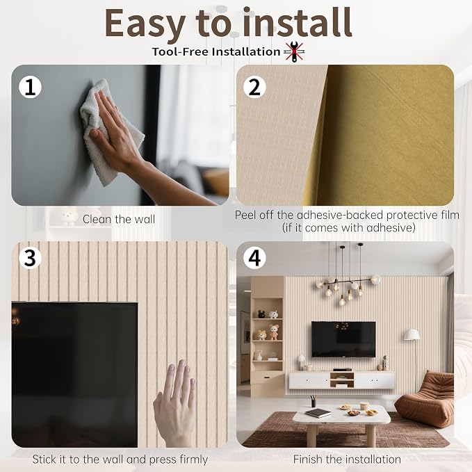 EVERECO 6 Pack Large Acoustic Panels, 47.2×23.6×0.4 inches, Soundproof Panels - Image 8