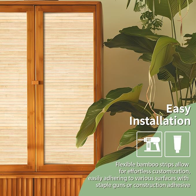 Art3d 48 x 96 Inch Natural Bamboo Wall Panel - Image 8