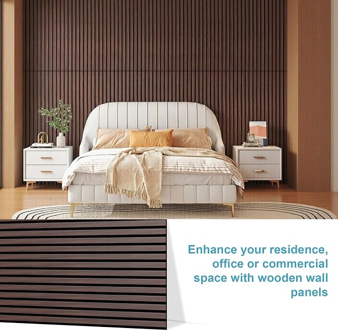 Wood Slat Acoustic Wall Panels-3D Fluted Sound Absorbing Panel - Image 3