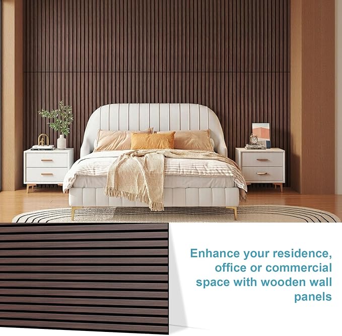 Wood Slat Acoustic Wall Panels-3D Fluted Sound Absorbing Panel - Image 3