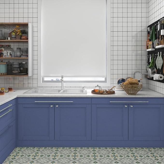 practicalWs Blue Peel and Stick Wallpaper 15.7" x 236.2" Blue Contact Paper - Image 7