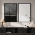 Framed Black and White Abstract Wall Art by Cuspin