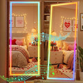 Hasipu 71"x28" LED RGB Bluetooth Full Length Mirror by Whatssuitableisthebest