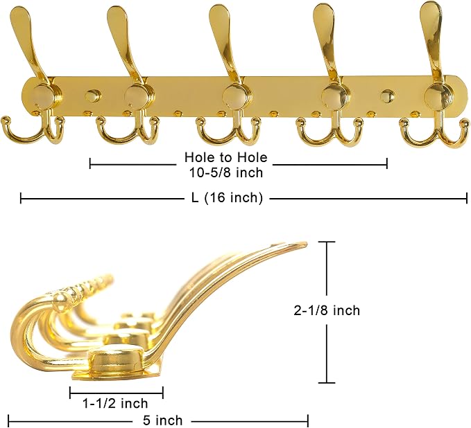 Dseap Coat Rack Wall Mounted - Image 3