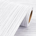 Livelynine White Grasscloth Peel and Stick Wallpaper Textured Grass Cloth Wall by Livelynine