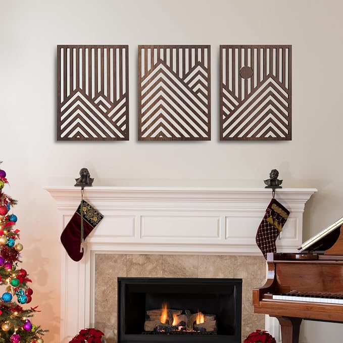 qmmp Modern Wooden Wall Sculptures - Image 5