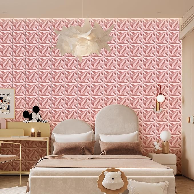 Heikki 30 Pack 3D Wall Panel for Interior Wall Décor, PVC Flower Textured Wall - Image 7