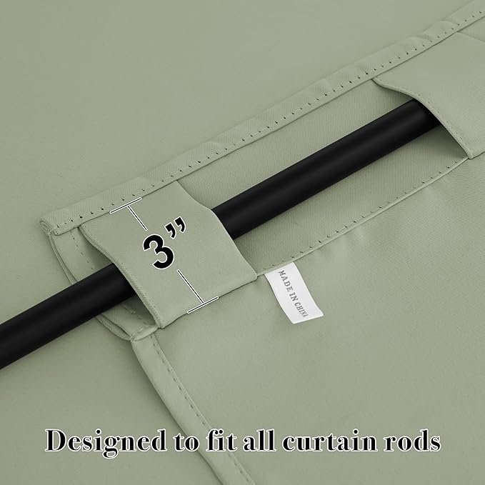 RYB HOME Blackout Curtains for Bedroom, Window Shades Thermal Insulating - Image 5