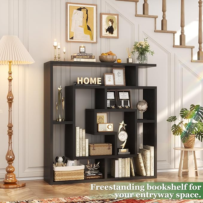 Armocity 5 Tier Display Book Shelf Wall Mounted Bookshelf Freestanding - Image 4