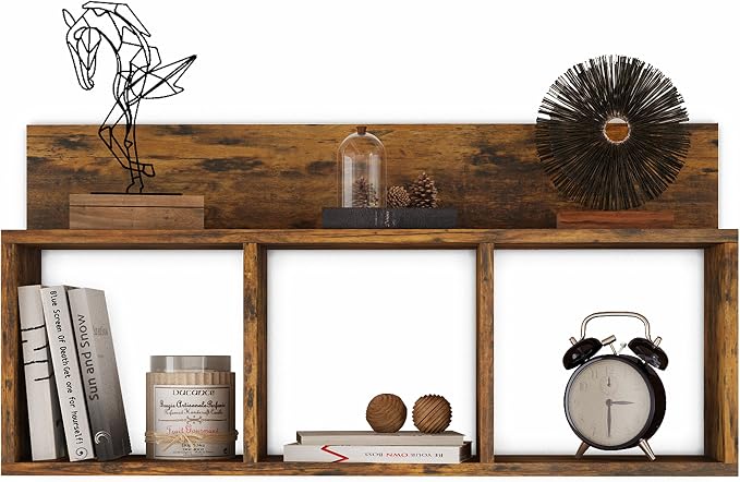 Danya B. Modern 3 Cube Floating Wall Shelf by DANYAB